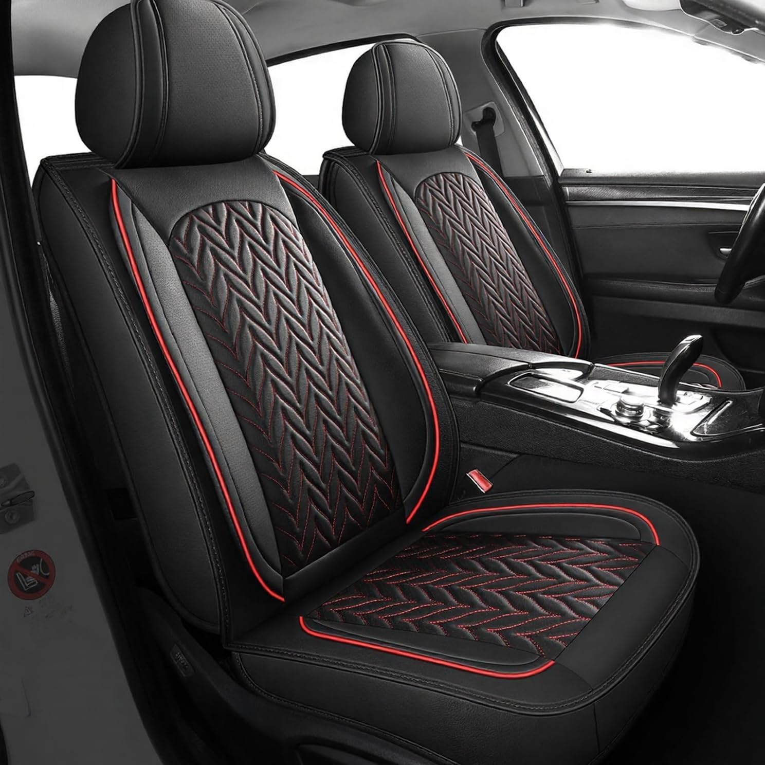Leather Car Seat Covers Full Set Universal - Universal Car Seat Protection, Full Set,