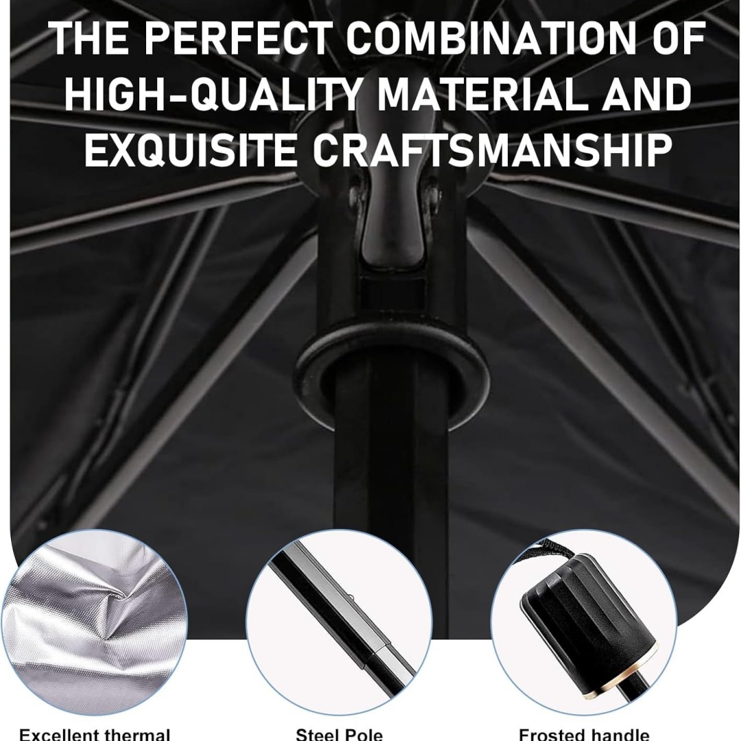 Windshield Sun Shade Umbrella, - Car Sunshade Windshield Umbrella Foldable recension och pris