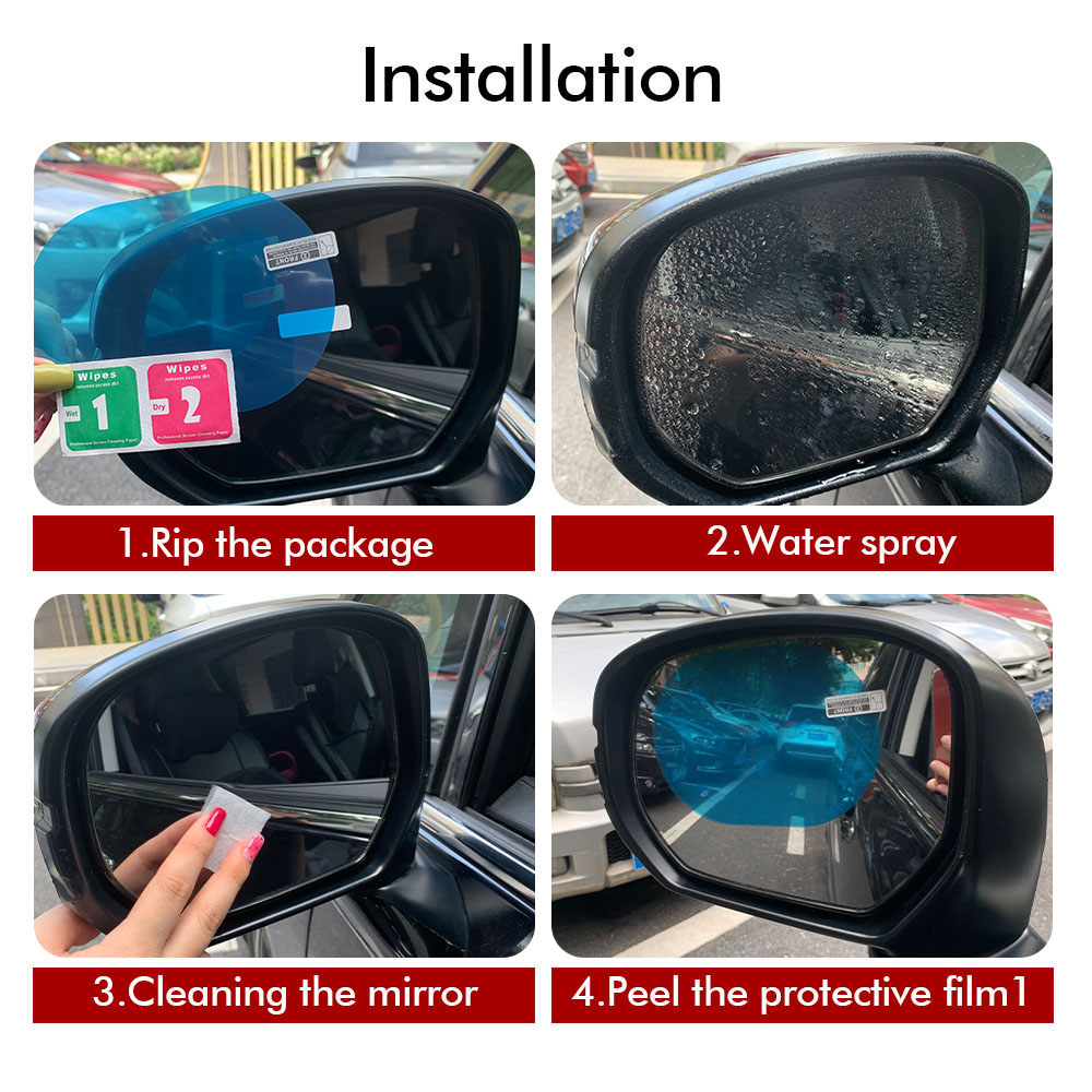Car Rainproof Film Car Rearvie - Anti Glare Car Rearview Mirror Film recension och pris