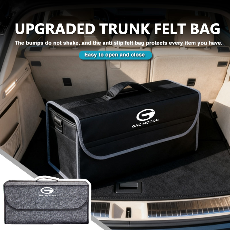 For GAC MOTOR Foldable Felt Ca - Car Trunk Organizer Foldable Storage Box recension och pris