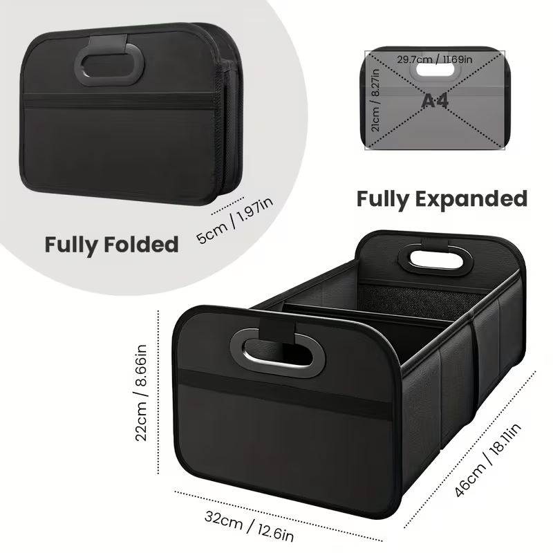 Foldable Portable Car Trunk St - Car Trunk Organizer Foldable Storage Box recension och pris