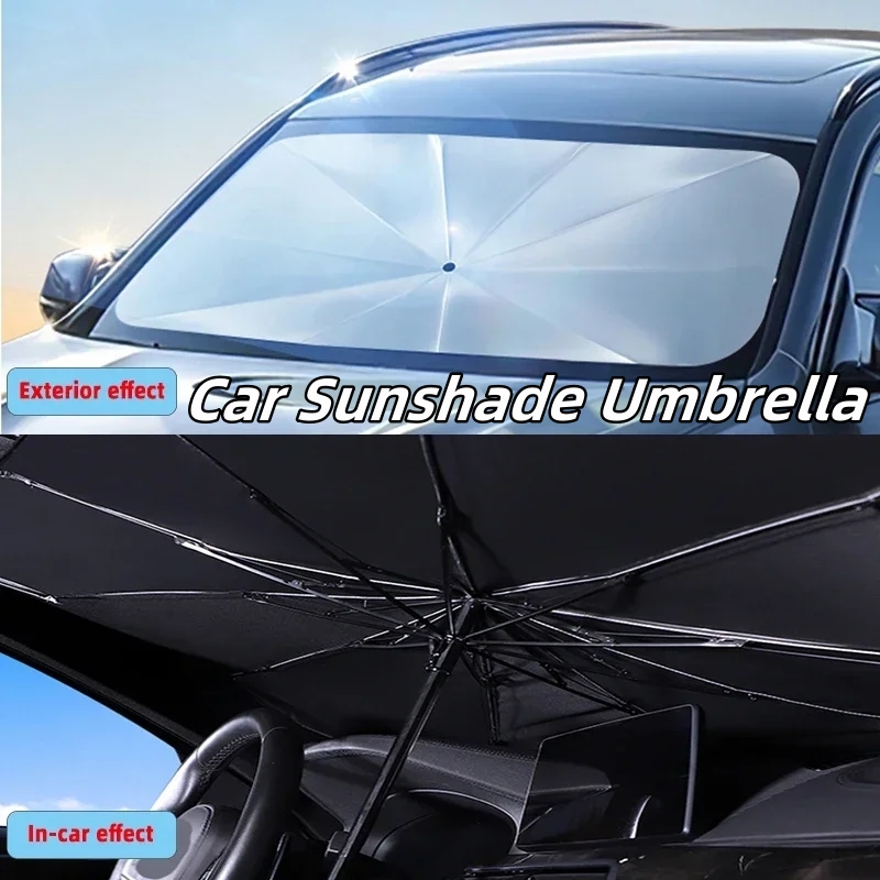 Car Windshield Sunshade Umbrel - Car Sunshade Windshield Umbrella Foldable recension och pris