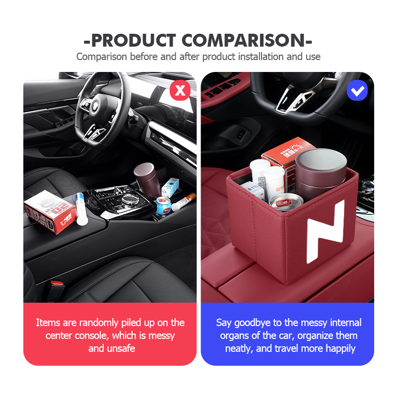 Car Trash Can Foldable Garbage - Waterproof Car Trash Can With Lid recension och pris