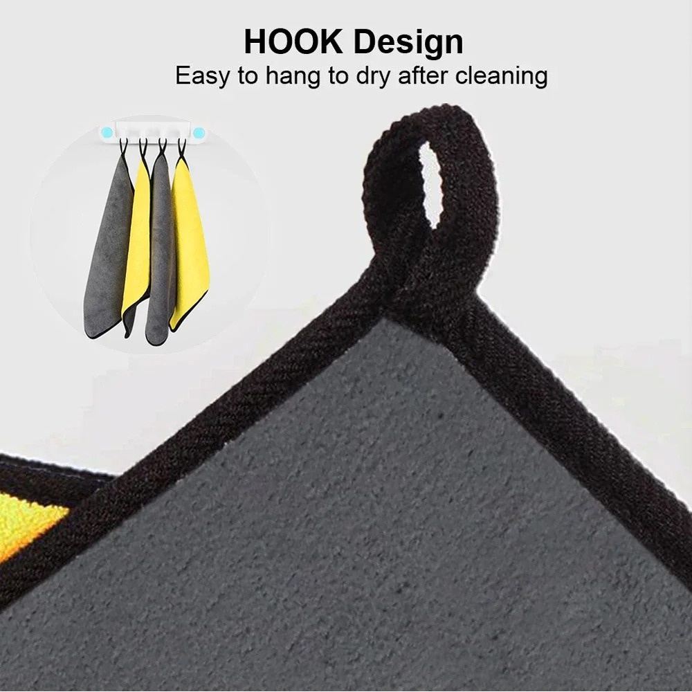 Wholesale Double Sides Car Mic - Microfiber Car Drying Towel Super Absorbent recension och pris