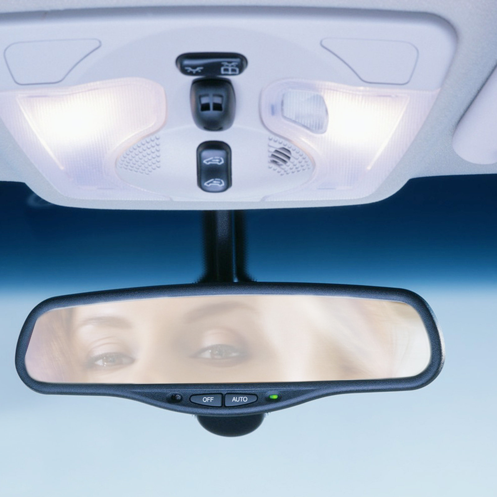 1Set Interior Rear View Anti F - Anti Glare Car Rearview Mirror Film recension och pris