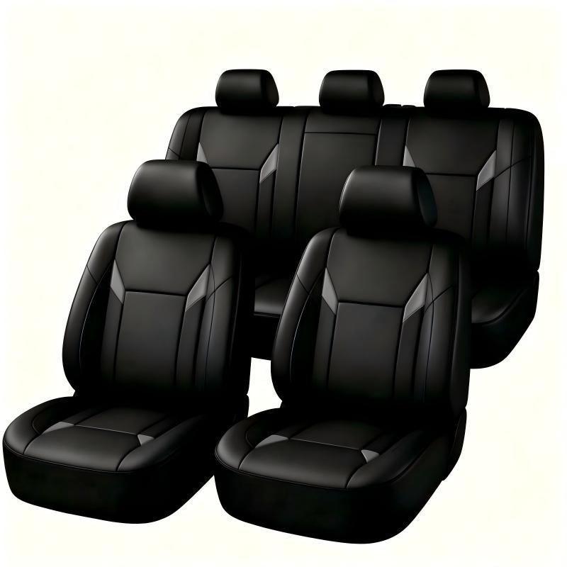 Universal Fit PU Leather Car S - Leather Car Seat Covers Full Set Universal recension och pris