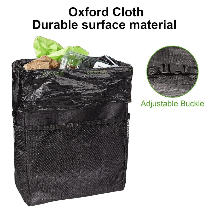 Car Trash Can No Drilling Requ - Waterproof Car Trash Can With Lid recension och pris
