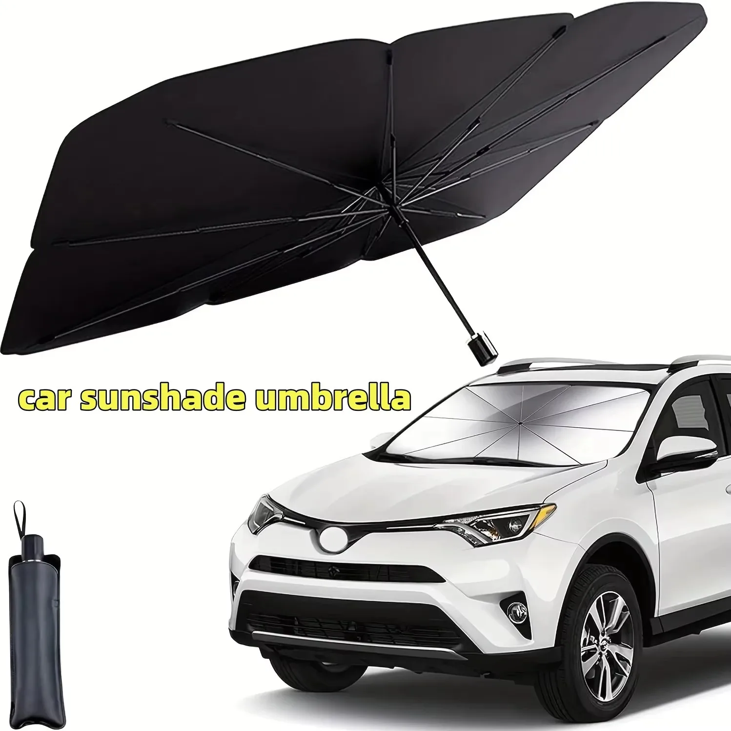 Multi Purpose Convenient Folda - Car Sunshade Windshield Umbrella Foldable recension och pris