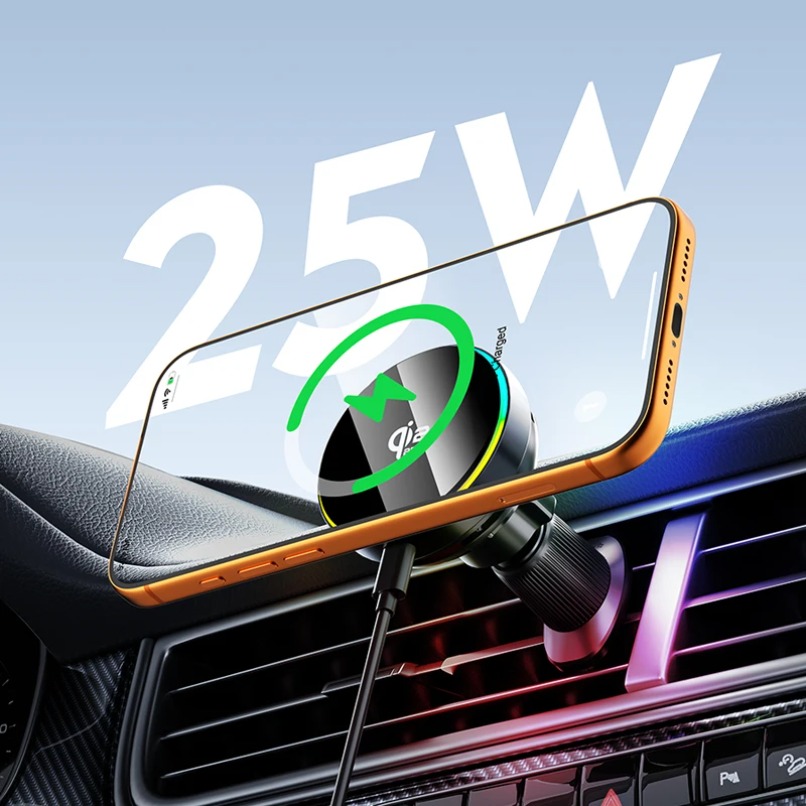 Qi2 25W Magnetic Wireless Car  - Wireless Car Charger Mount Fast Charging recension och pris