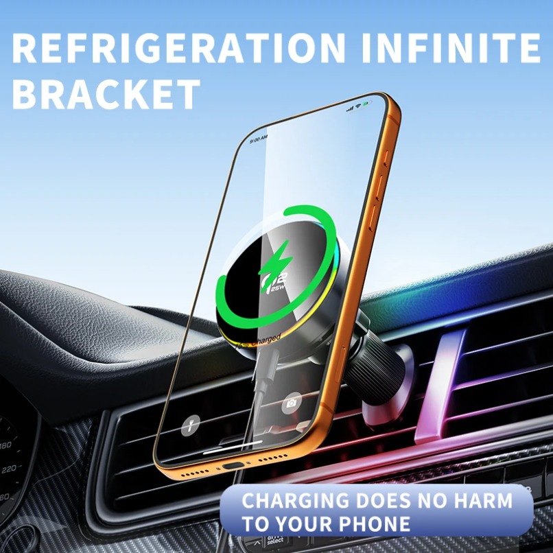 Qi2 25W Magnetic Wireless Car  - Wireless Car Charger Mount Fast Charging recension och pris