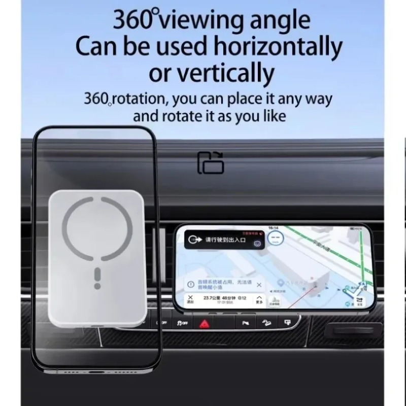 30W Magnetic Car Wireless Char - Magnetic Phone Holder For Car Vent recension och pris