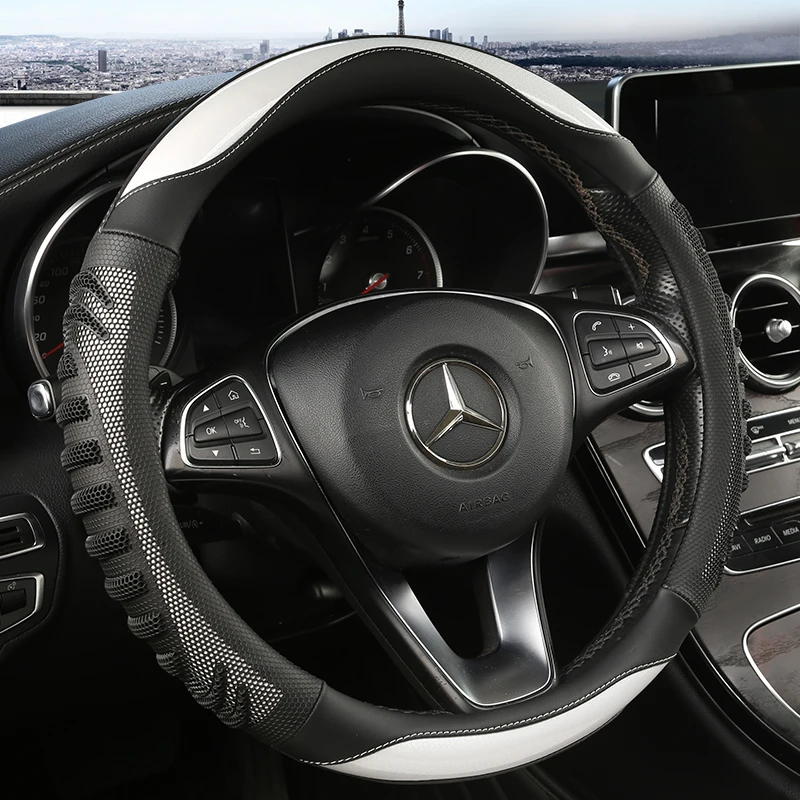 Three-dimensional Honeycomb Ca - Car Steering Wheel Cover Anti Slip Breathable recension och pris