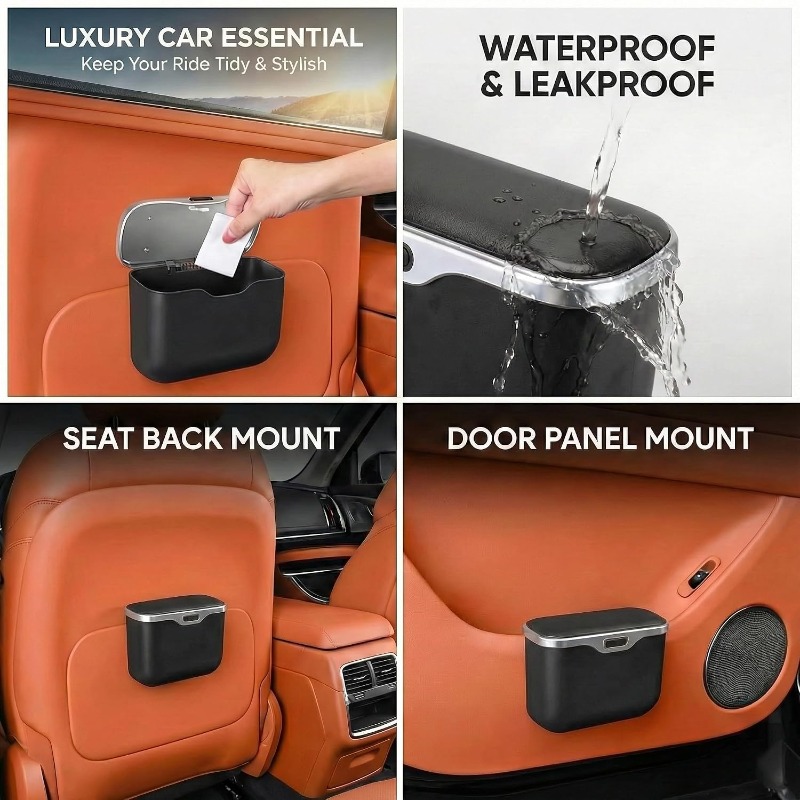 Car Trash Can with Lid  Leakpr - Waterproof Car Trash Can With Lid recension och pris