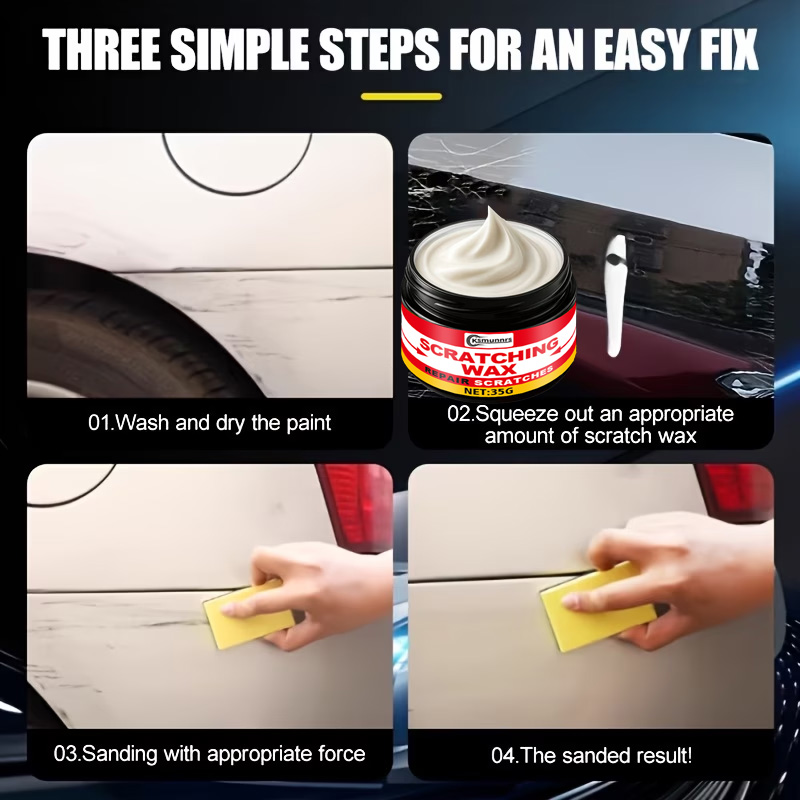 Car Scratch Repair Paste Scrat - Car Scratch Repair Polishing Wax Paste recension och pris