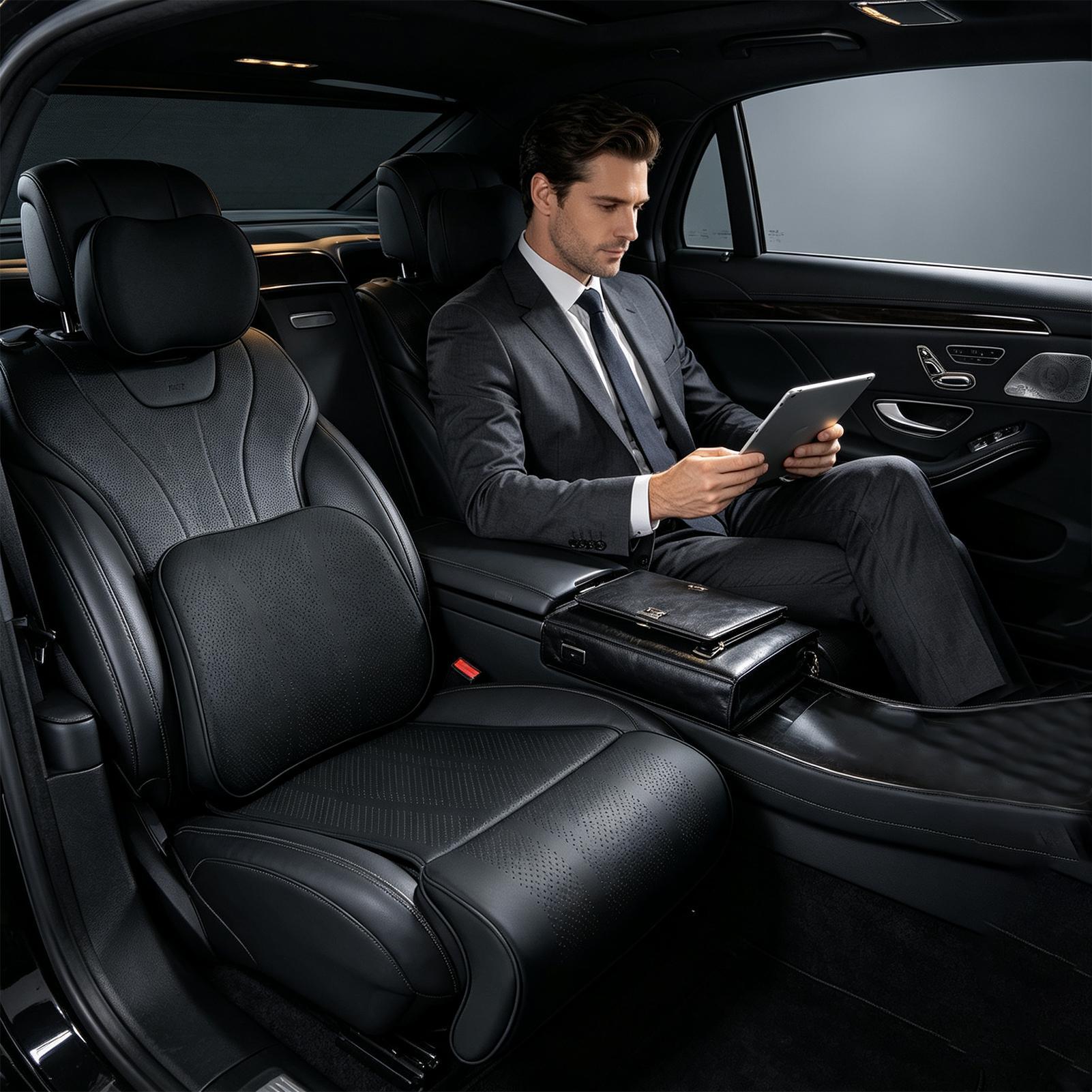 Seat Cushion For Car Ergonomic - Memory Foam Car Neck Pillow Lumbar Support recension och pris