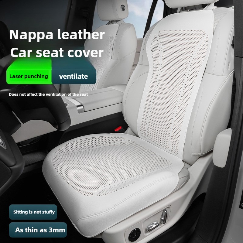 Breathable Nappa Leather Car S - Leather Car Seat Covers Full Set Universal recension och pris