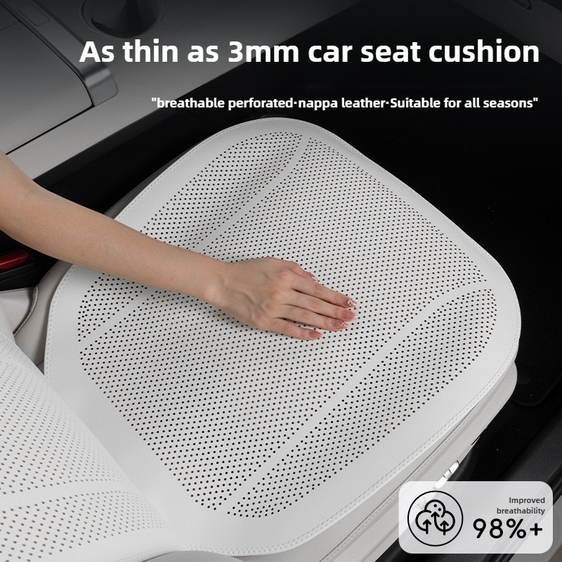 Breathable Nappa Leather Car S - Leather Car Seat Covers Full Set Universal recension och pris