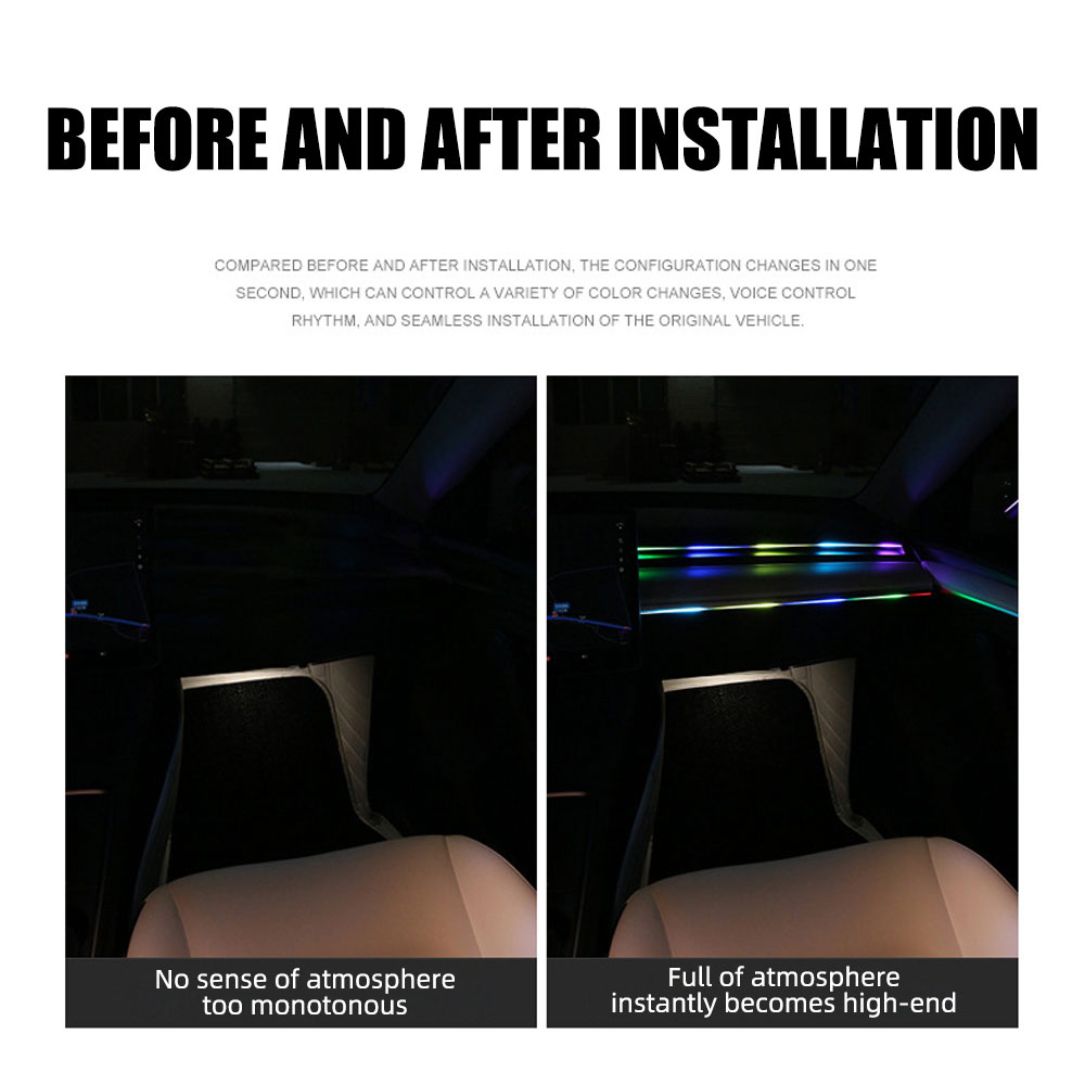 6/10 in 1 Car Led Ambient Ligh - Led Ambient Interior Car Lights App Control recension och pris