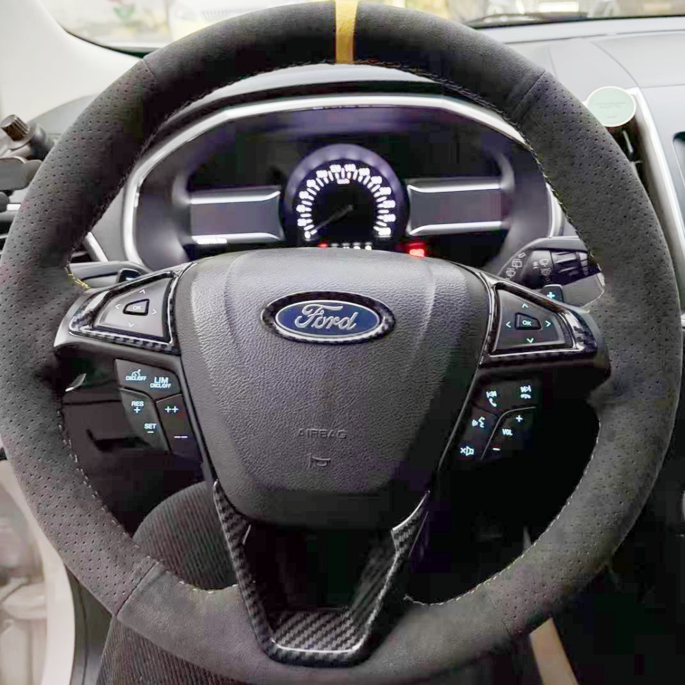 Custom Car Steering Wheel Cove - Car Steering Wheel Cover Anti Slip Breathable recension och pris