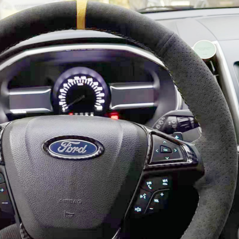 Custom Car Steering Wheel Cove - Car Steering Wheel Cover Anti Slip Breathable recension och pris