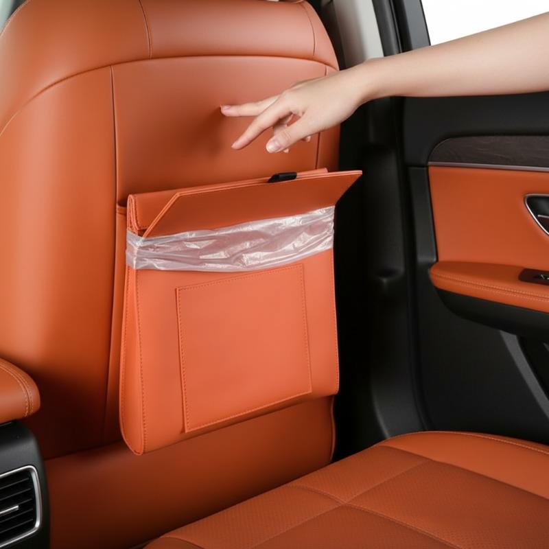 Car Trash Can Waterproof Magne - Waterproof Car Trash Can With Lid recension och pris