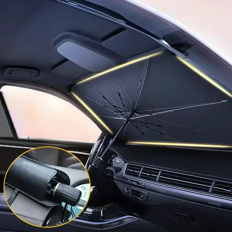 Car Windshield Sunshade Umbrel - Car Sunshade Windshield Umbrella Foldable recension och pris