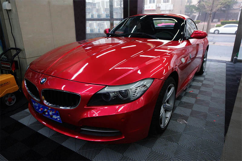Red Forged Carbon Matte Glossy - Anti Glare Car Rearview Mirror Film recension och pris