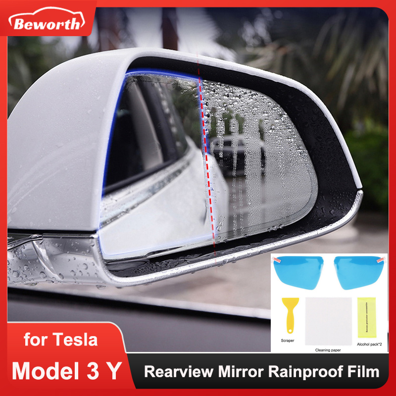 2pcs Rearview Mirror Rainproof - Anti Glare Car Rearview Mirror Film recension och pris