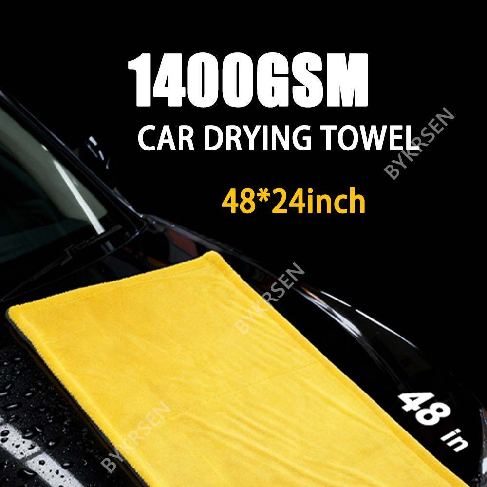 1400GSM Oversized Microfiber C - Microfiber Car Drying Towel Super Absorbent recension och pris