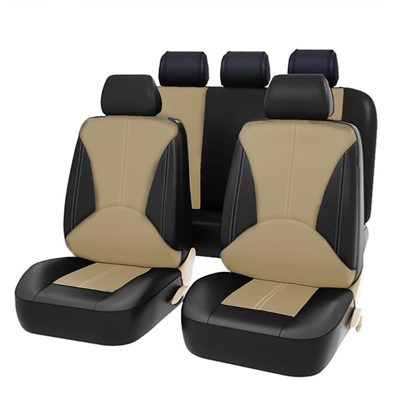 Universal Black PU Leather Car - Leather Car Seat Covers Full Set Universal recension och pris